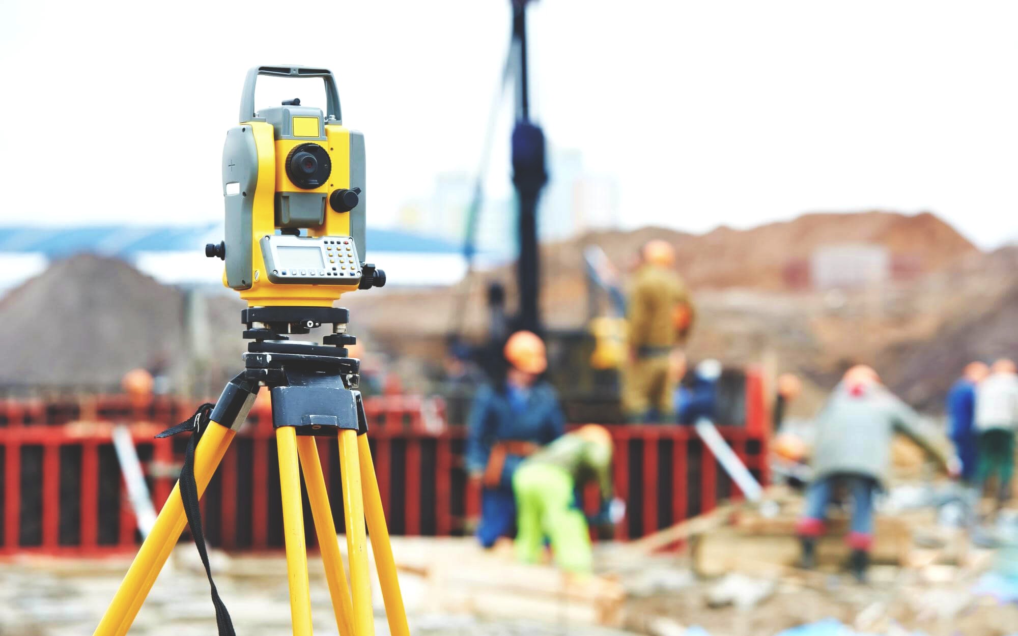 Maanrakennus mittaus